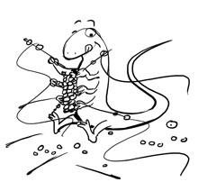 The Multi- handed lizard