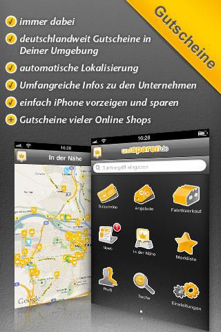 Gutscheine.de: Gutscheinportal jetzt mit iPhone App