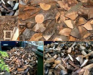 Holz im Keller