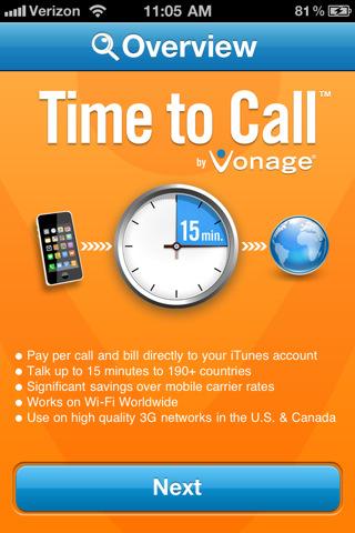 Time To Call: Downloaden und Geld sparen