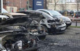 ausgebrannte Autos in Berlin