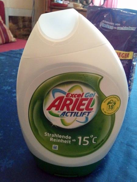Ariel Actilift Gel Flasche Kaltwaschen und trotzdem strahlende Reinheit?