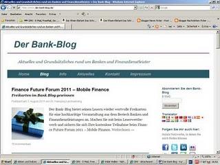 Der Bank-Blog – Aktuelles und Grundsätzliches rund um Banken und Finanzdienstleister