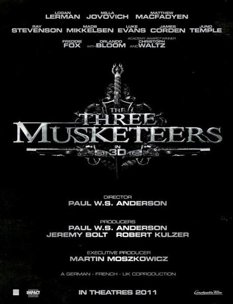 Erstes Poster zu 'Die drei Musketiere'