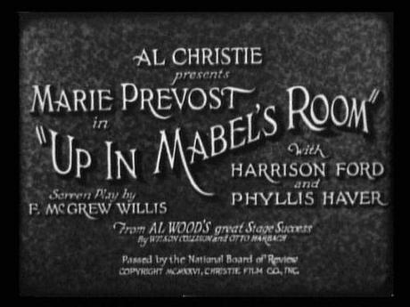 UP IN MABLE’S ROOM (1926)