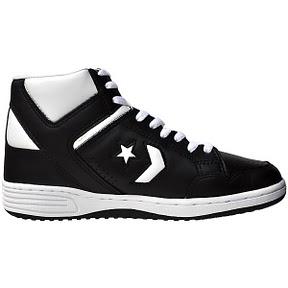 Converse Weapon 86 Chucks 107117 Leder Schwarz Weiß