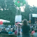 Ballons für den Iran