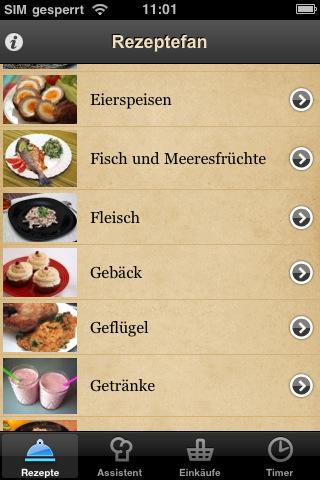 Rezeptefan 1.0: Kochbuch für die iDevices