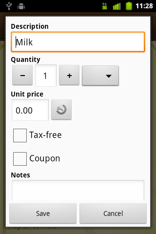 Out of Milk Shopping List – Schluß mit vergessenen Artikeln beim Einkauf