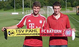 Bayern zu Gast beim TSV Pähl - die sportliche Seite des Industrie- Fußballs