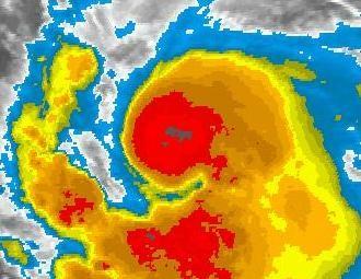 KATIA fast Hurrikan - Ist da auf dem Satellitenbild schon ein Auge zu sehen?, Katia, Atlantik, August, September, 2011, Hurrikansaison 2011, Satellitenbild Satellitenbilder, aktuell, 
