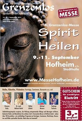 Spirit & Heilen, 09. – 11. September 2011, Hofheim a. Ts., Stadthalle