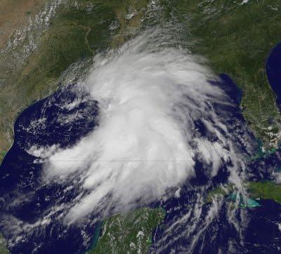 Update: Tropisches Tief 13 im Golf von Mexiko ist jetzt Tropischer Sturm LEE, Lee, Golf von Mexiko, Louisiana, New Orleans, Mississippi, Alabama, September, Satellitenbild Satellitenbilder, Hurrikansaison 2011, 2011, 