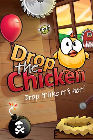 Drop The Chicken – Hilf dem kleinen Chuck bei seinen schwierigen Puzzle-Aufgaben