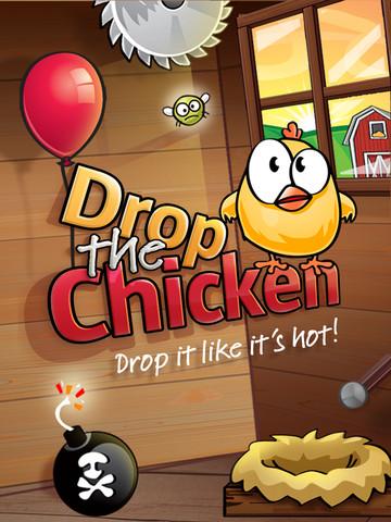 Drop The Chicken – Hilf dem kleinen Chuck bei seinen schwierigen Puzzle-Aufgaben