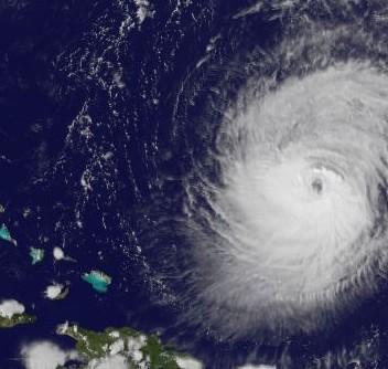 KATIA jetzt Kategorie 3 - Major Hurricane, Katia, Atlantik, major hurricane, Satellitenbild Satellitenbilder, September, Hurrikansaison 2011, 2011, 