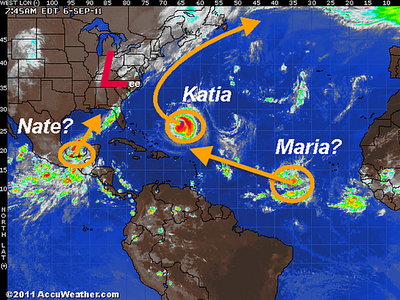 Diskussion KATIA, MARIA und NATE, Katia, Maria, Nate, Atlantik, Golf von Mexiko, USA, US-Ostküste Eastcoast, Tornado, 