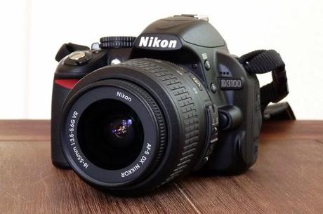 Nikon D3100 Spiegelreflexkamera 18-55mm VR Objektiv