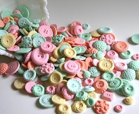 Peppermint Candy Buttons