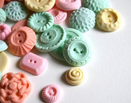 Peppermint Candy Buttons