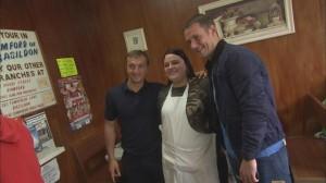 Mark Noble and Kevin Nolan went for pie and mash