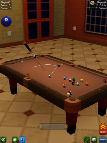 Pool Break – 11 Billard Varianten mit guter 3D-Grafik und realistischer Physik in einer Universal-App