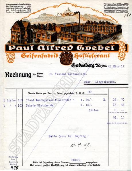 Über die SEIFENFABRIK PAUL ALFRED GOEBEL aus Bad Godesberg – Teil 2