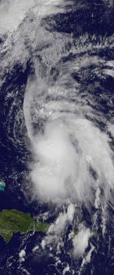 Tropischer Sturm MARIA endlich in Bewegung - Sturmwarnung auf Bermuda, Maria, Sturmwarnung, US-Ostküste Eastcoast, Puerto Rico, Dominikanische Republik, Bermudas, Atlantik, 2011, Hurrikansaison 2011, September, 