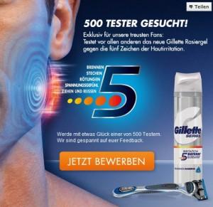 Gilette Facebook 300x291 deutschland testet.de   alles für den Mann im September