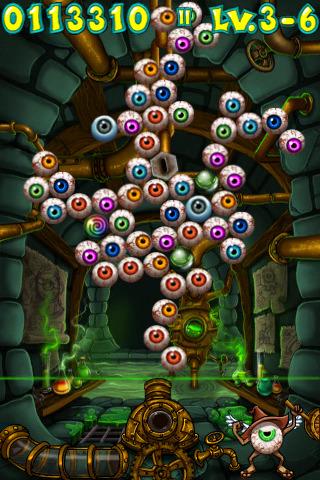 Eyegore’s Eye Blast – Klasse Variante des bekannten Match-3 Spiels