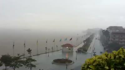 Sisowath Quay – Regenschauer am 16. September 2011