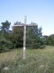 Kreuz unterhalb der Hütte