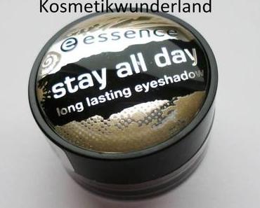 essence Stay all day Creme eyeshadow " Glammy goes to ..."