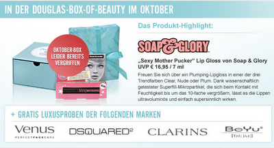 Preview: Douglas Box of Beauty Oktober 2011