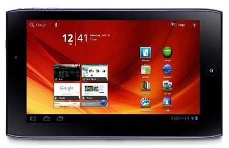 Acer Iconia A100 7 Zoll Tablet-PC mit NVIDIA Tegra2, 1GHz Dual Core CPU und Android 3.2 Honeycomb