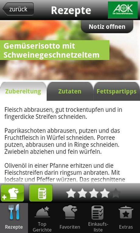 AOKgenießen – Mehr als 1000 gesunde und leckere Rezepte warten auf dich