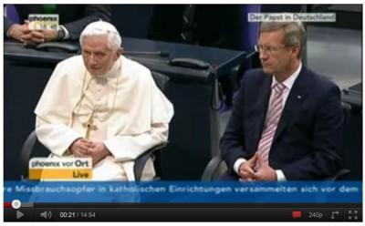 Bundestagsrede: Der Papst pfeift auf dem letzten Loch