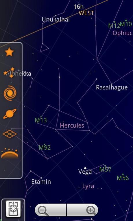 Google Sky Map gibt die einen Einblick in den nächtlichen Sternenhimmel