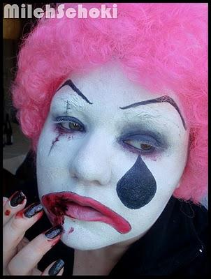 •○°Halloween 2011 look #2 - sad bloody Clown°○•