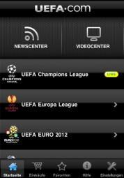 uefa.com mobile – die ganze Welt des europäischen Fußballs auf dem iPhone