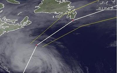 Hurrikan OPHELIA wird schneller, schwächer und zieht ab morgen Richtung Europa, Europa, Ophelia, Neufundland, Kanada, aktuell, Verlauf, Zugbahn, Vorhersage Forecast Prognose, Oktober, 2011, Hurrikansaison 2011, 