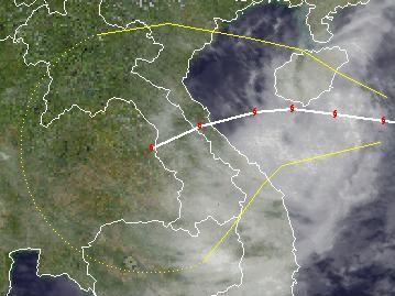 Tropischer Sturm NALGAE nähert sich Vietnam, Nalgae, Hainan, China, Vietnam, Verlauf, Vorhersage Forecast Prognose, aktuell, Oktober, 2011, Taifunsaison, 