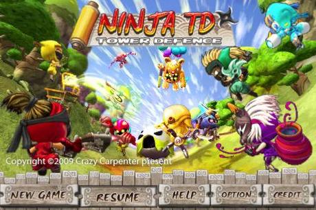 Ninja TD – Statt Türme gibt es Ninjas in diesem Tower-Defense Spiel