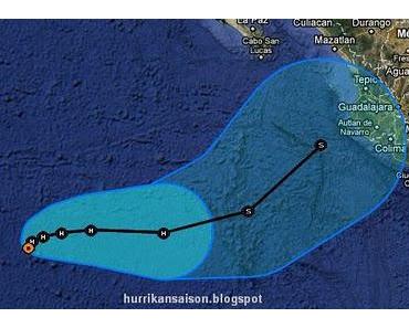 Hurrikan IRWIN: Noch mehr gute Nachrichten - es sei denn, man ist in Manzanillo / Puerto Vallarta