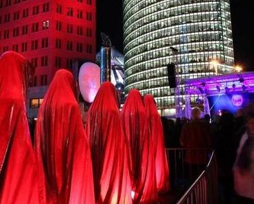 Festival of Lights Berlin – Opening Potzdamer Platz – The Time guards by Manfred Kielnhofer