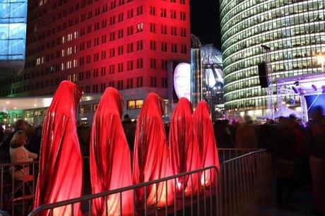 Festival of Lights Berlin – Opening Potzdamer Platz – The Time guards by Manfred Kielnhofer