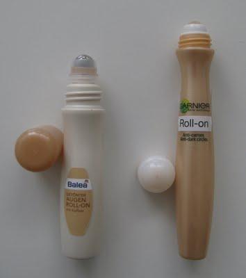 Balea Getönter Augen Roll-On vs. Garnier Roll-On Anti-Augenringe