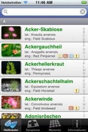 Heilkräuter Lexikon – bietet passend zur herbstlichen Erkältungswelle die entsprechenden Heilmittel auf iPhone und iPad an