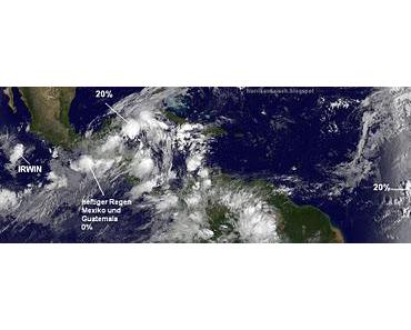 Aktuelle Sturmsituation - "Florida-Tief" aufgelöst, neues System im Ostatlantik