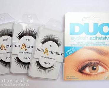 Neue Klimper-Wimpern